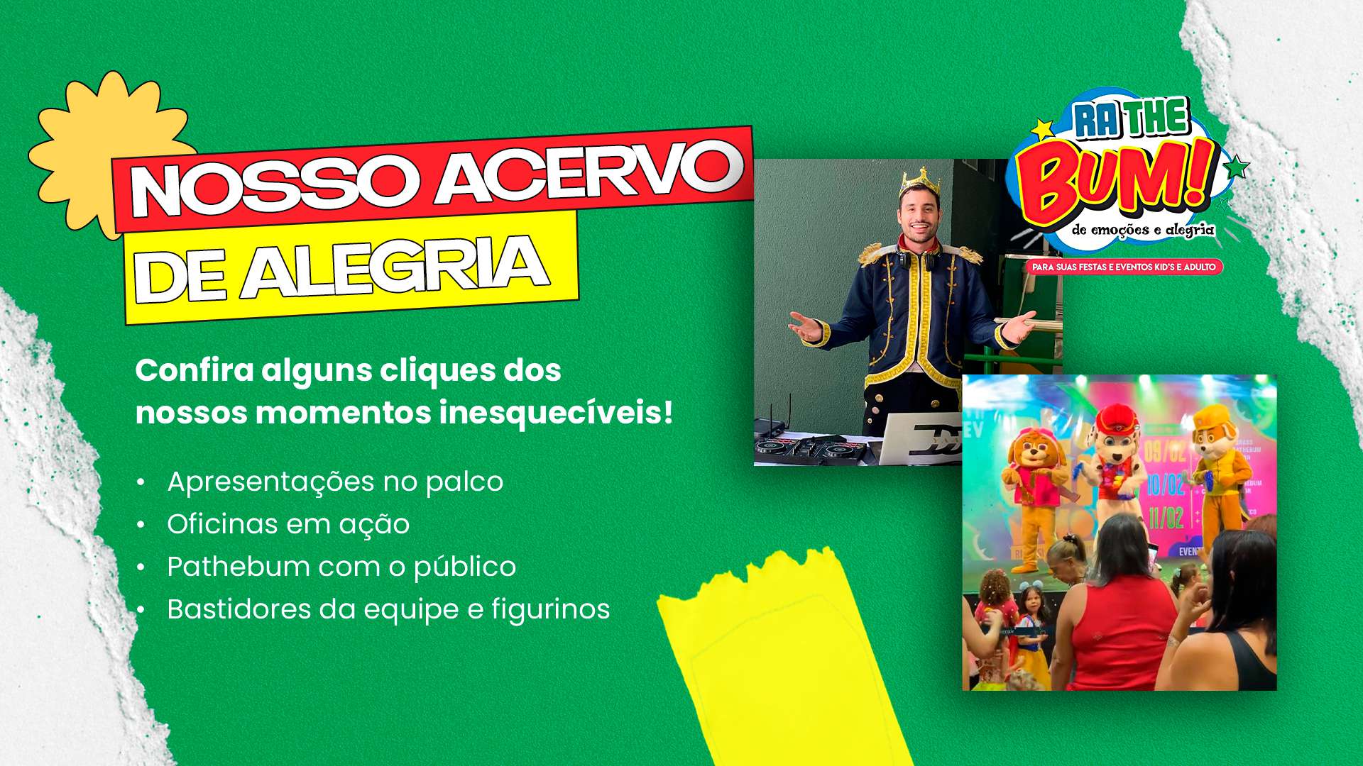 Bastidores e apresentações da Rathebum